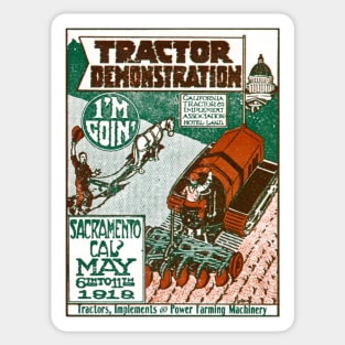 1919 Sacramento Tractor Expo Sticker